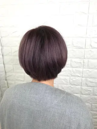 ショート カラー エイジングケア特化 美容師✂️山崎竜二のヘアスタイル