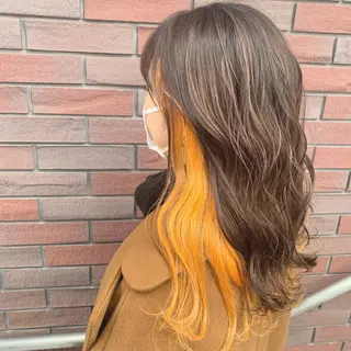 ロング カラー ヘアアレンジ 古沢 みづきのヘアスタイル