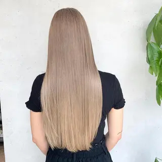 ロング カラー 及川シゲル 髪質改善講師のヘアスタイル