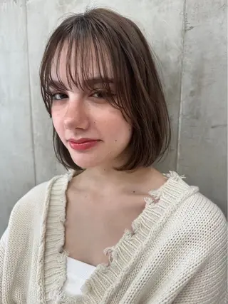 ショート カラー SALT WATER所属・🫐 𝐌𝐚𝐨 🫐似合わせcutのヘアスタイル