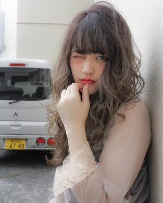 セミロング 🌈ハイトーン/ ワタル🌈のヘアスタイル