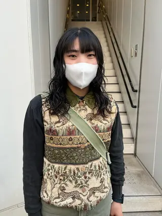 セミロング パーマ ショート/パーマ/ カラー/FUKOのヘアスタイル