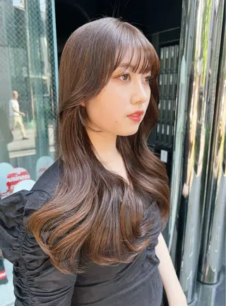 ロング カラー salowin所属・吉ヶ別符 亮祐のヘアスタイル