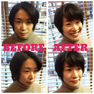 ショート 苅田 茂樹のヘアスタイル