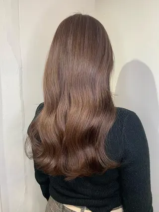 ロング カラー ハイライト✖️ 暗髪🤎Nahoのヘアスタイル