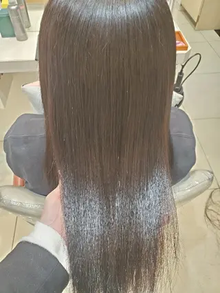 ロング 韓国レイヤー/髪質 改善カラー/れんのヘアスタイル