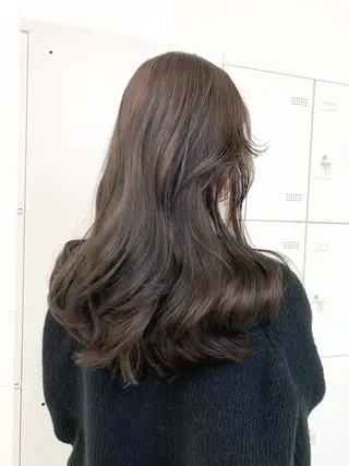ロング カラー 🤍透明感🤍 トレンドヘア🤍のヘアスタイル