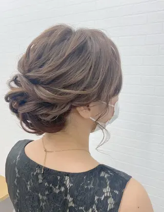 セミロング ヘアアレンジ GRANLUSSO 〜グランルッソ駅前店所属・木口 嘉美のヘアスタイル