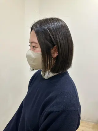 ショート カラー 🫧RYOグレージュ /透け感カラー🫧のヘアスタイル