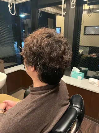 パーマ 阿部 桃子のヘアスタイル