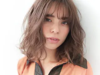 ミディアム 西川 仁のヘアスタイル