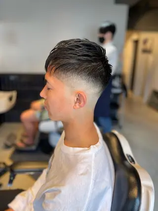 ショート 新宿スキンフェード 佐藤京介のヘアスタイル