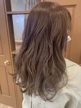 ロング カラー 髪質改善✨縮毛矯正 美髪担当・大西真奈のヘアスタイル