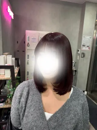 ミディアム カラー ヘアアレンジ きたはら りおん💫のヘアスタイル