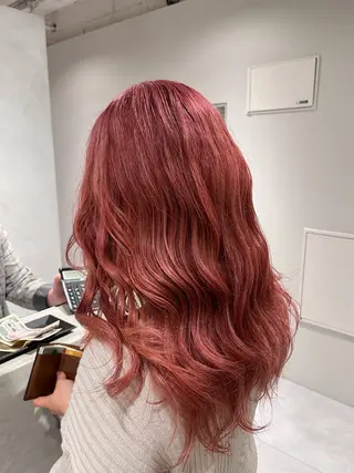 セミロング カラー 髪質改善/レイヤー 兼折楓馬のヘアスタイル