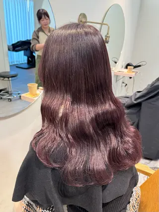 ロング カラー ayaka♡ 柔らかカラーのヘアスタイル
