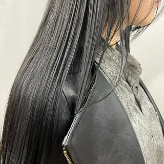 ロング カラー 🌱小顔魅せカット 透明感カラー/泉綺のヘアスタイル