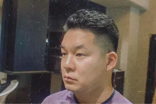 ショート メンズ メンズ眉毛ワックス 青山英憲のヘアスタイル