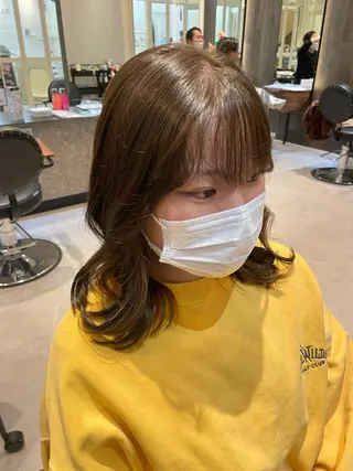 カラー 韓国ヘア/そら レイヤー透明感カラーのヘアスタイル