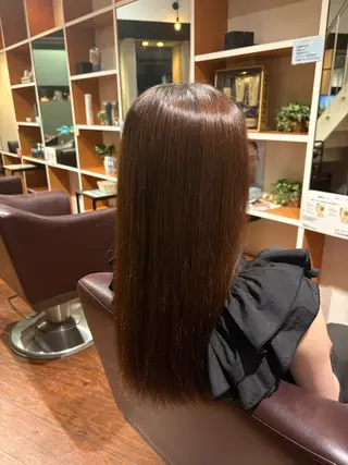 ロング 小坂 侑奈のヘアスタイル