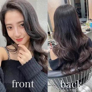 ロング 山本翔一郎 韓国顔周りレイヤーのヘアスタイル