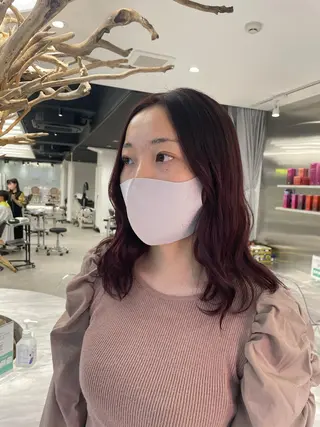 ミディアム 🧁はるひ/ ZEST八王子🟡のヘアスタイル