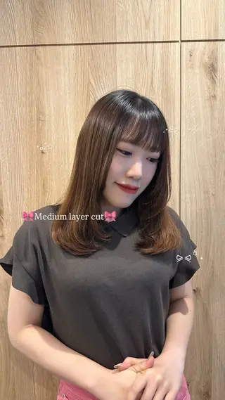 ミディアム 期間限定カットモデル 大募集🎀cocoのヘアスタイル