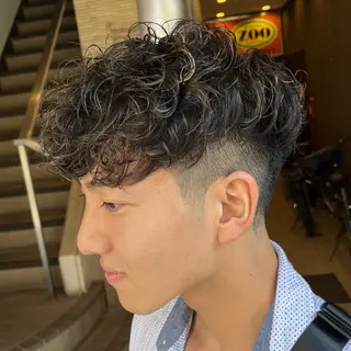 ショート パーマ メンズ 立川/メンズパーマ 厚進太郎のヘアスタイル