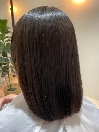 ミディアム スパニスト🫧‪ いこまのヘアスタイル
