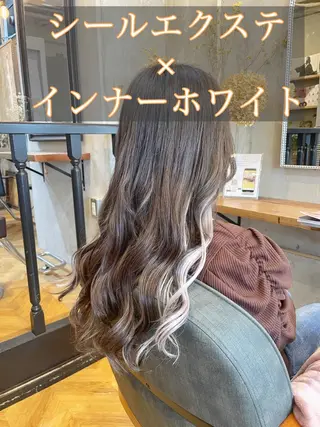 ロング カラー エクステ指名No.1 【店長】橘田のヘアスタイル