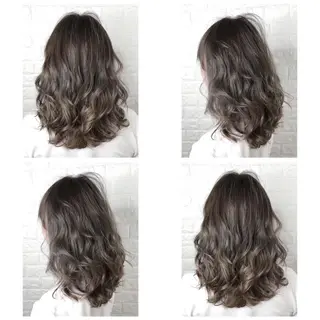 ミディアム カラー KIZU 髪質改善 オカルト怪談のヘアスタイル