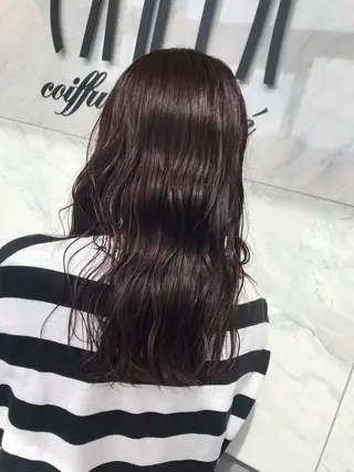 ロング カラー 茂木 結希のヘアスタイル