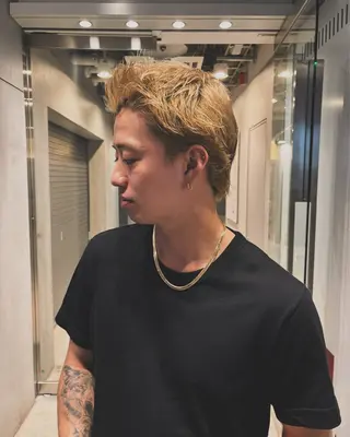 メンズ 内山 湧勝/ショート パーマ特化美容師のヘアスタイル