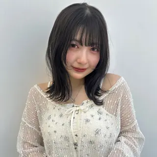 セミロング 🌸透明感/レイヤー / 栗林 彩🌸のヘアスタイル