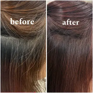 カラー 山本 彩楓のヘアスタイル