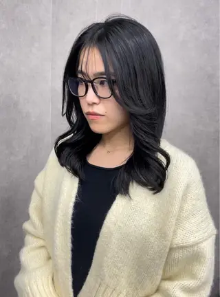 ミディアム FRAME spa&hair room博多店【フレーム】所属・髪質改善|顔周り|博 多|川上智也のヘアスタイル