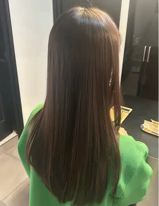 ロング 落合智登世🌀トリー トメントモデル募集中のヘアスタイル