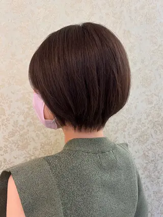 ショート カラー Calbari 中田 莉紗/奥州市水沢のヘアスタイル