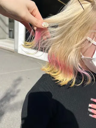 ミディアム カラー kimika🥑 メンズ/髪質改善のヘアスタイル