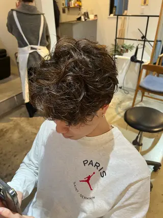 パーマ メンズ 大阪メンズパーマ /スパイキー/らいのヘアスタイル
