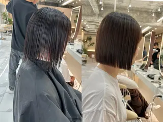 ショート 山田勇真 ボブ/縮毛矯正/金山のヘアスタイル