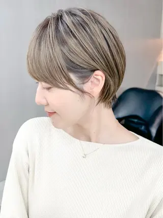 ショート Lond ciel所属・ショート🩵/パーマ 🇰🇷/月音のヘアスタイル