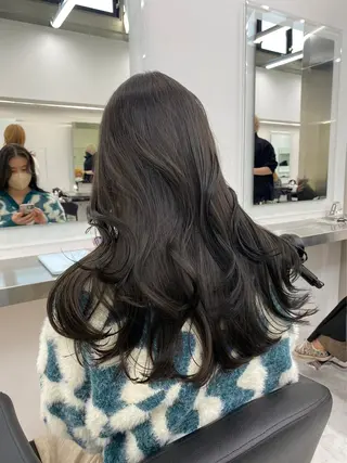 セミロング ♡透明感カラーの 達人♡のヘアスタイル