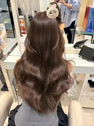 ロング 💗ブリーチなし 垢抜け💗徳井はやとのヘアスタイル