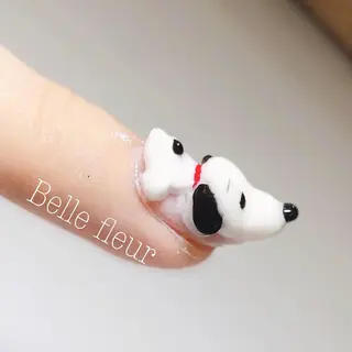 ミディアム ネイル Belle fleurのネイルデザイン