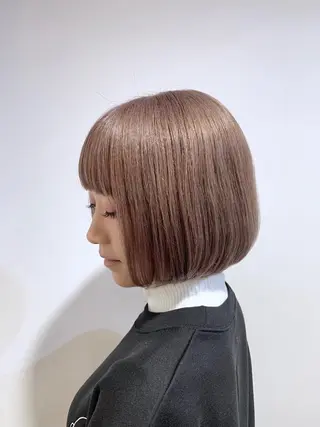 ショート カラー パーマ ヘアアレンジ キッズ ネイル マツエク・マツパ 韓国♡ワンホン系 ♡YURIのヘアスタイル