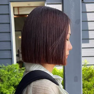 ショート シマダ ユウナのヘアスタイル