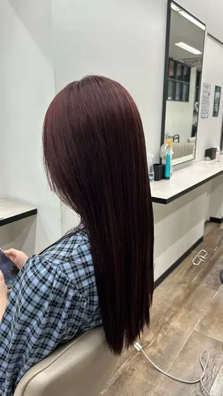 ロング カラー 名古屋栄/ブリーチ/ ボブ🧃木下桃嘉のヘアスタイル