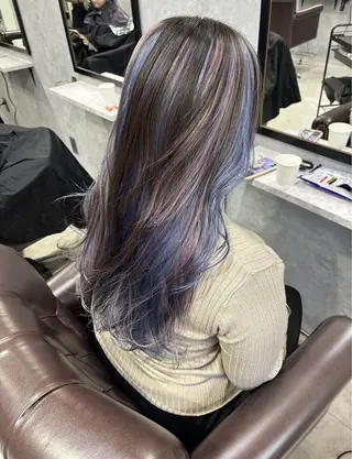 ロング カラー 池袋/ダブルカラー GLADGE🩵のヘアスタイル