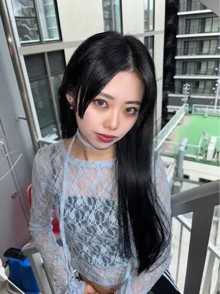 ロング Yuuka/ w colorのヘアスタイル